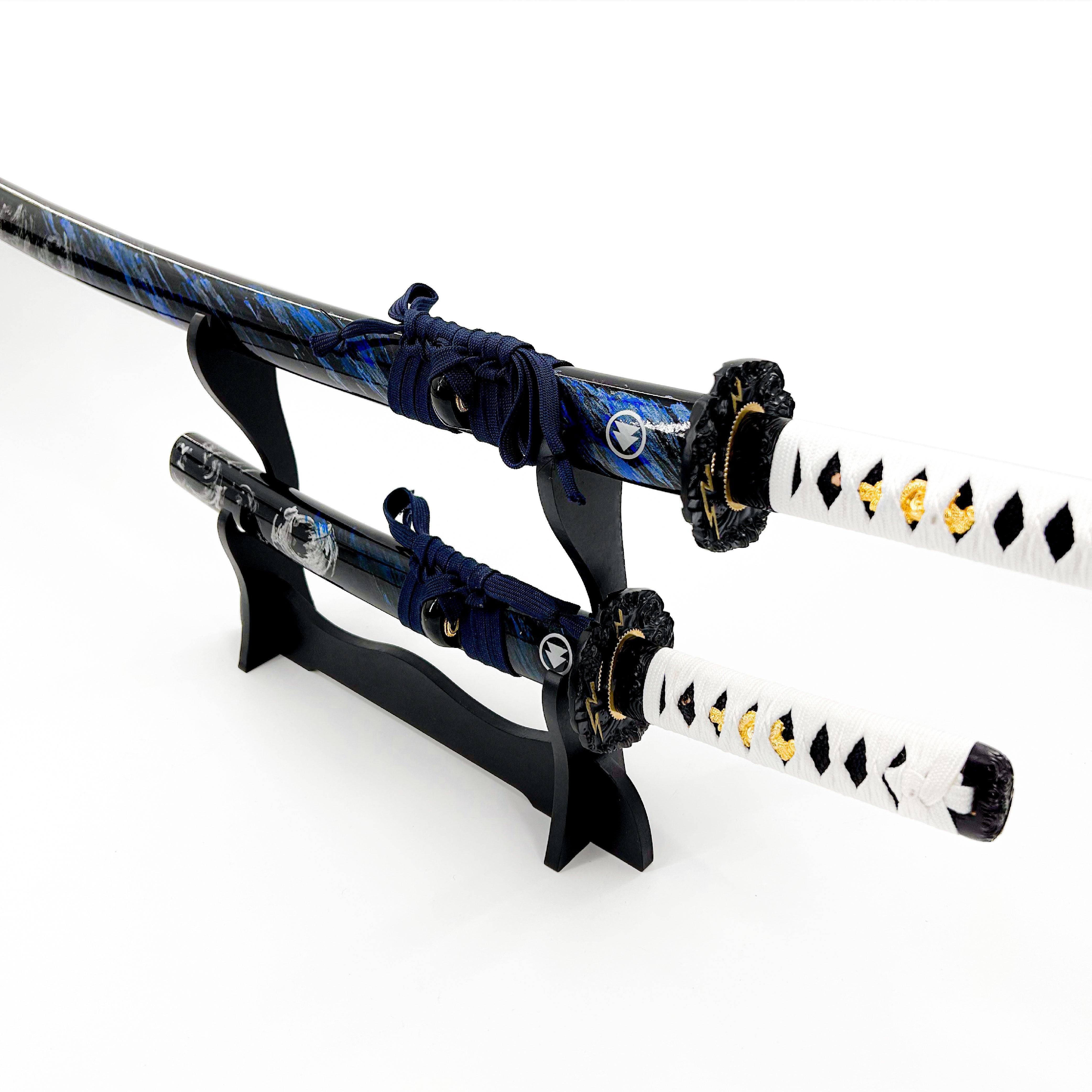 Handmade Katana and Tanto Set from Ghosts of Tsushima Clan Sakai Edition Swords - Tophatter Daily Deals