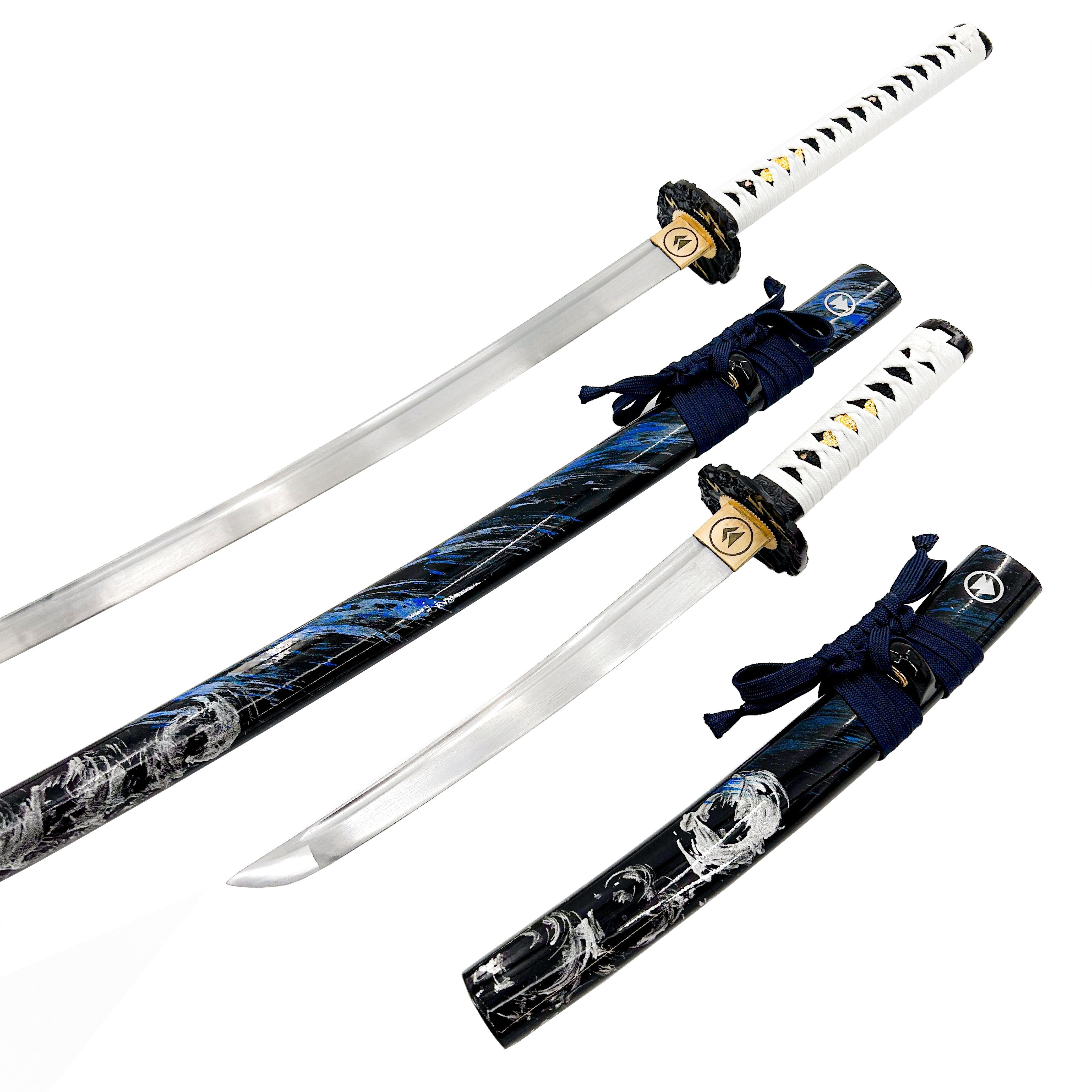 Handmade Katana and Tanto Set from Ghosts of Tsushima Clan Sakai Edition Swords - Tophatter Daily Deals