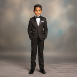 BLACK SUIT FOR Children's BOY CHURCH OR SCHOOL PICTURE 0 - Tophatter Daily Deals