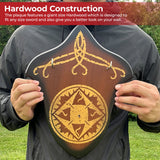 Hardwood Universal Sword Plaque swords - Tophatter Daily Deals