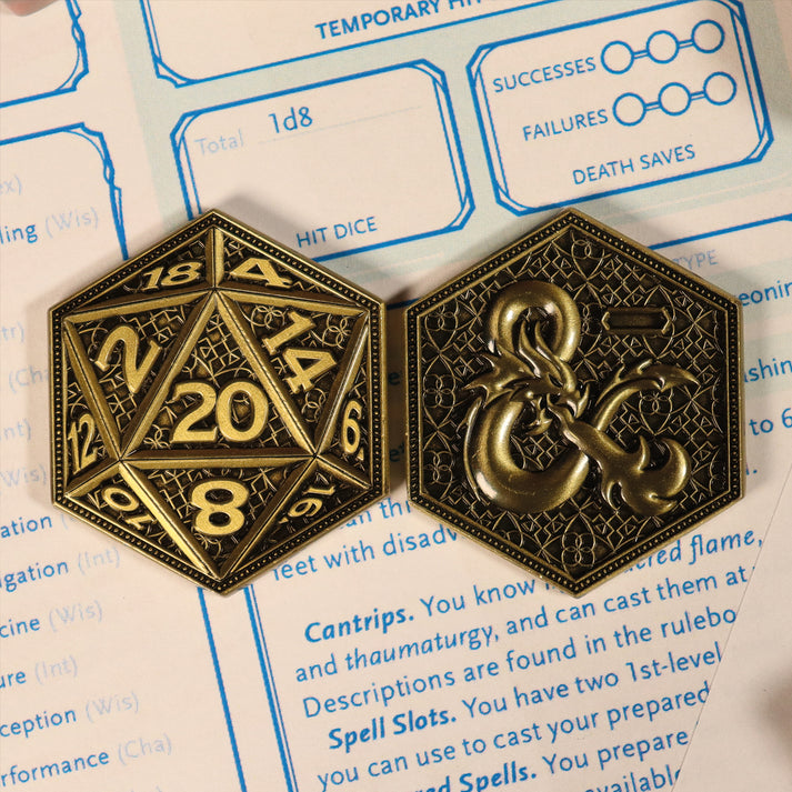 Dungeons & Dragons – Official Limited Edition Collectible Coin Replica Coin - Tophatter Daily Deals