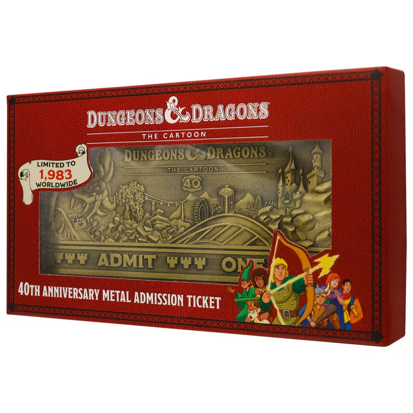Dungeons & Dragons: The Cartoon - 40th Anniversary Rollercoaster Ticket