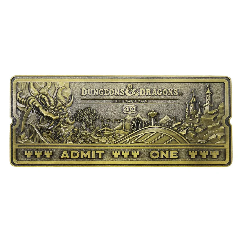 Dungeons & Dragons: The Cartoon - 40th Anniversary Rollercoaster Ticket