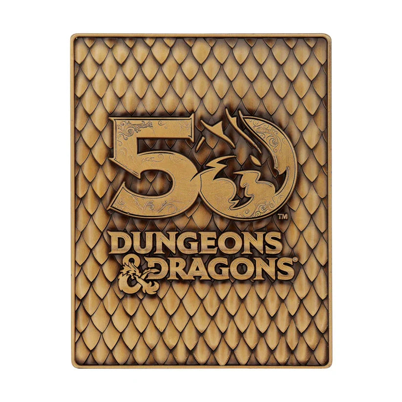 Dungeons & Dragons 50th Anniversary 1st Edition Book Cover Ingot Set Collectible Ingot - Tophatter Daily Deals