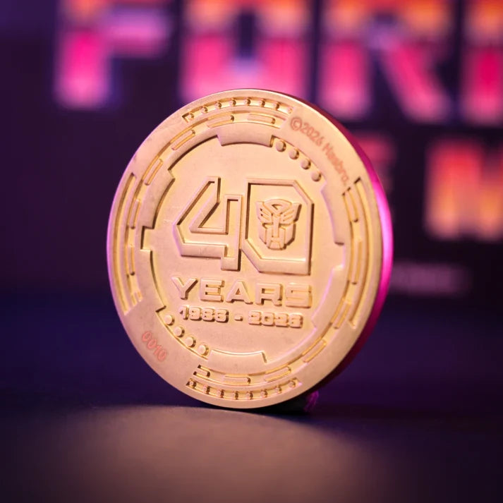 Transformers: The Movie – 40th Anniversary 24K Gold-Plated Presentation Coin Replica Coin - Tophatter Daily Deals