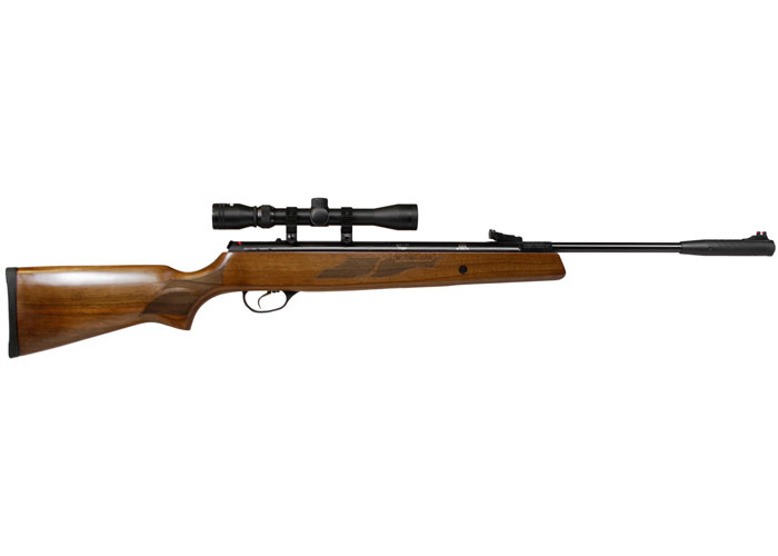 Hatsan 95 Air Rifle Combo, Walnut Stock .22 - Tophatter Daily Deals