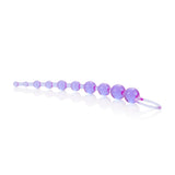 X-10 Beads Purple Graduated Anal Pleasure Beads with Easy Retrieval Loop and Smooth Jelly Finish > Anal Range > Anal Beads - Tophatter Daily Deals