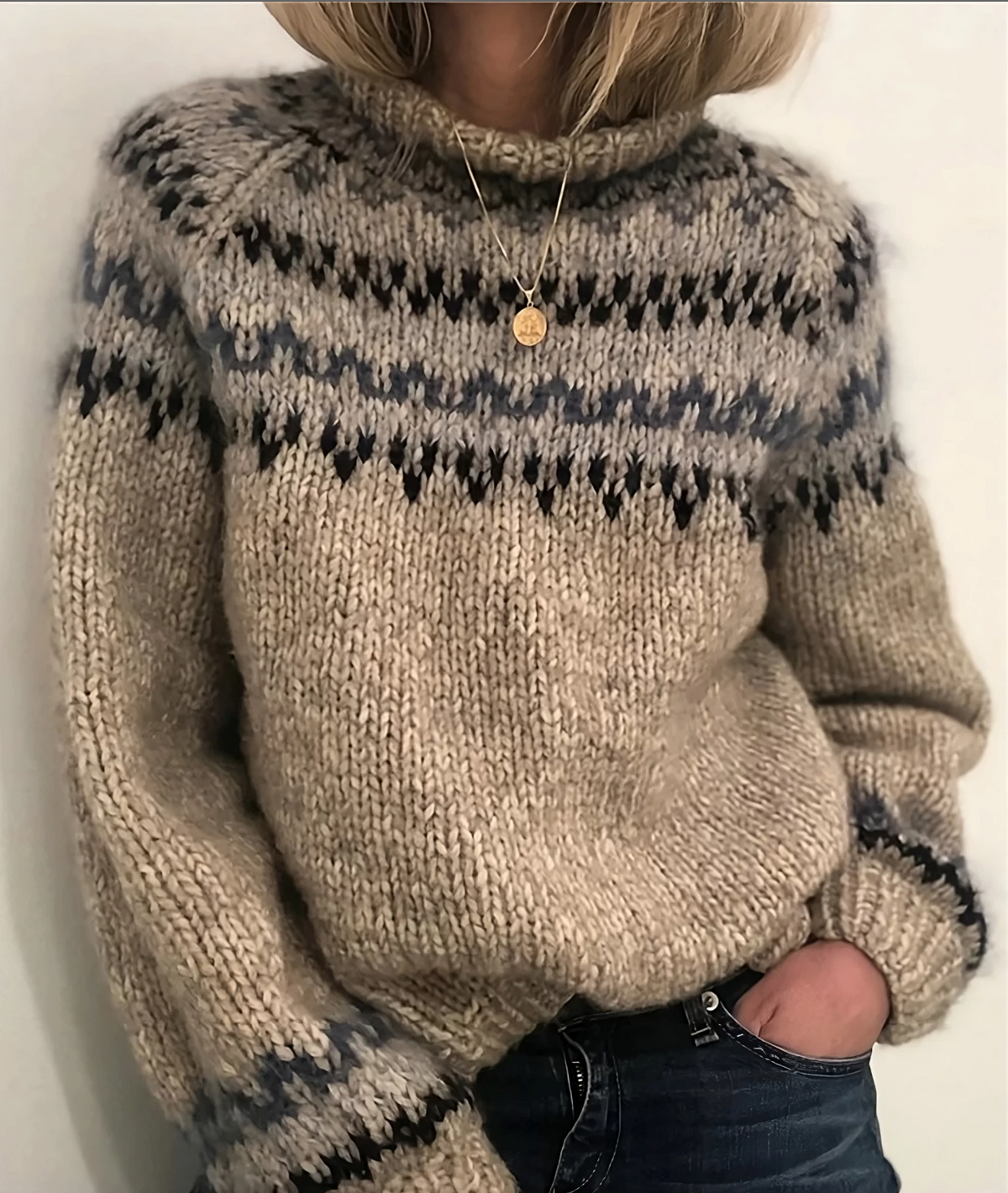 Insulating Women's Turtleneck Sweater - Cozy Wool Winter Gray - Tophatter Daily Deals