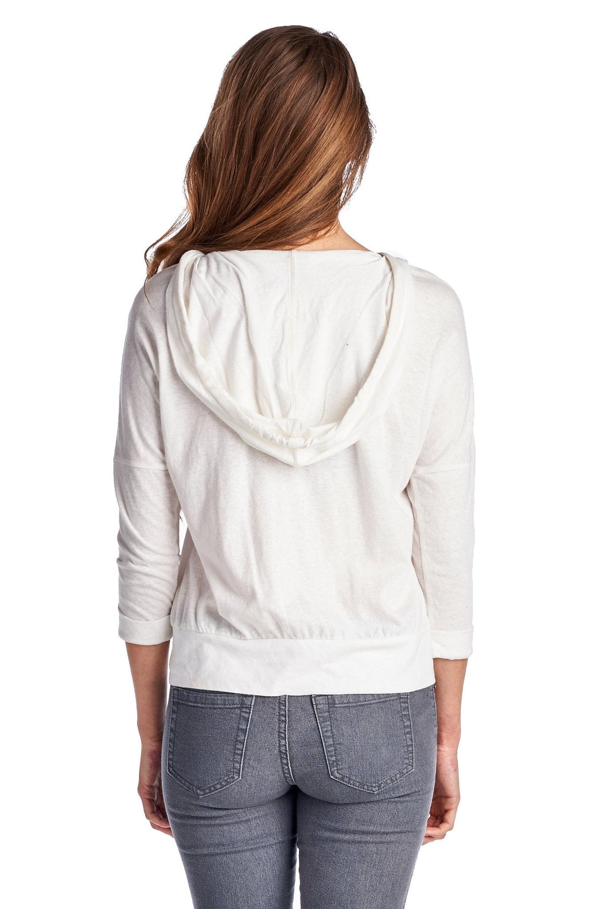 Women's Pullover Jersey Hoodie with Contrast Lace Pocket Tops - Tophatter Daily Deals