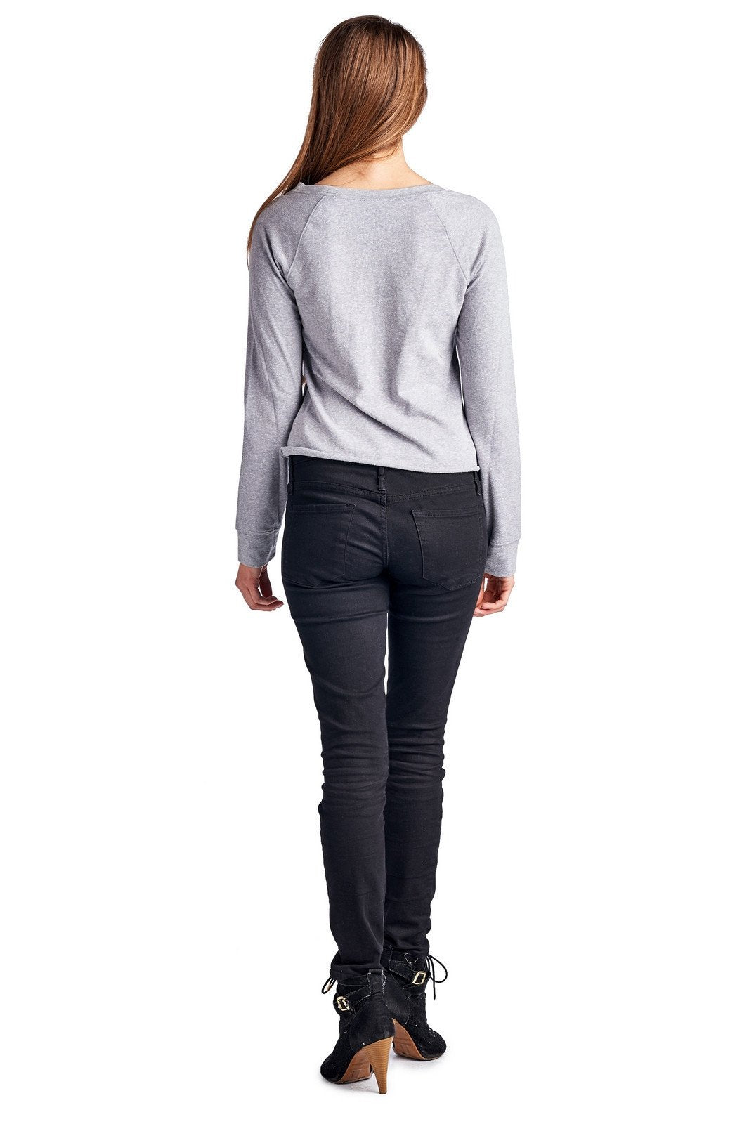 Women's Long Sleeve Aloha Screened Top Tops - Tophatter Daily Deals