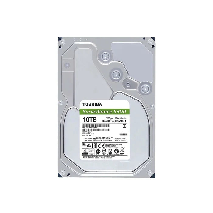 TOSHIBA S300 SURVEILLANCE HDD - 10TB SATA - Tophatter's Army Deals CCTV - Tophatter Daily Deals