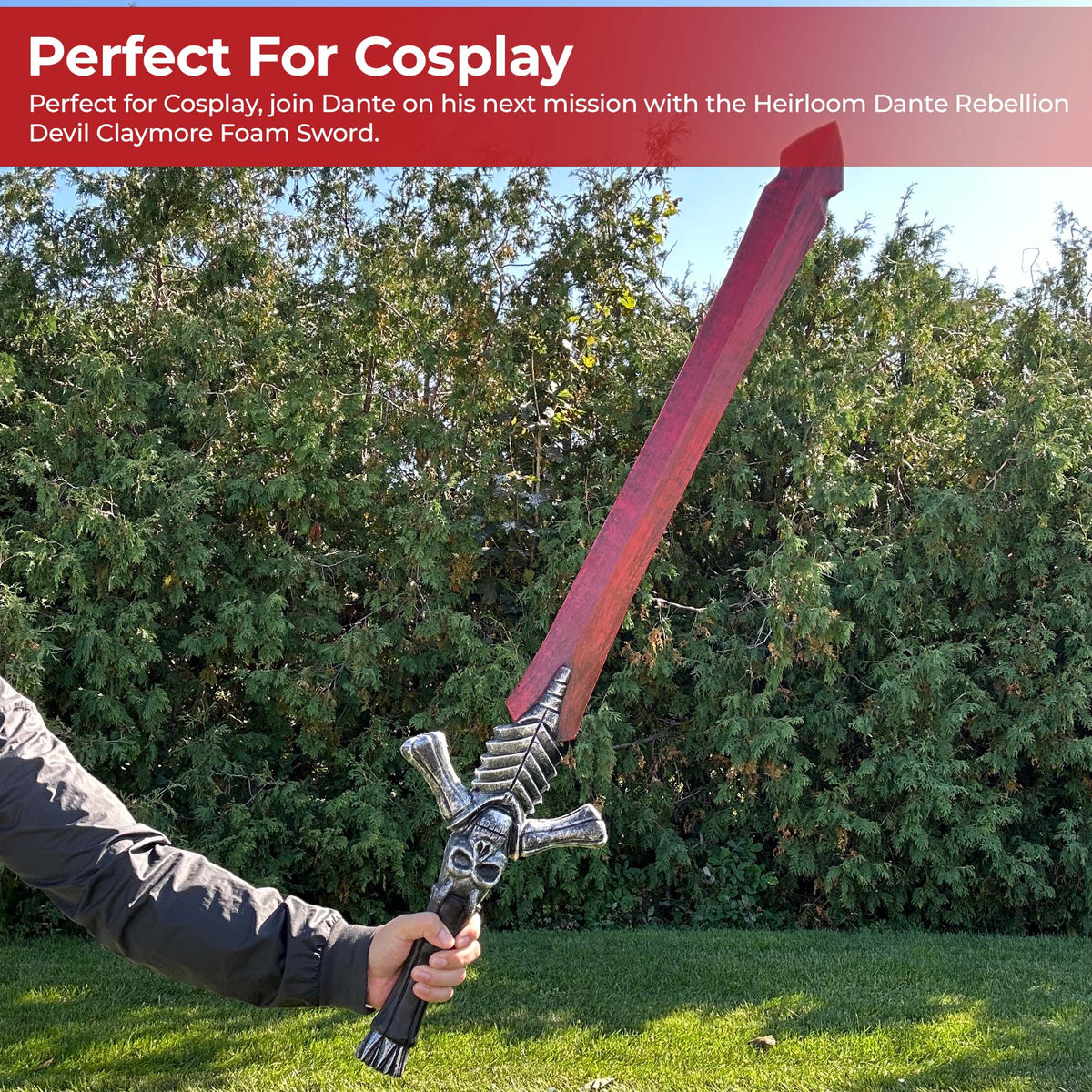Heirloom Dante Rebellion Devil Claymore Foam Sword swords - Tophatter Daily Deals