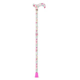 Watercolor Flowers: Designer Adjustable Cane w/ Patterned Handle Adjustable Walking Canes - Tophatter Daily Deals