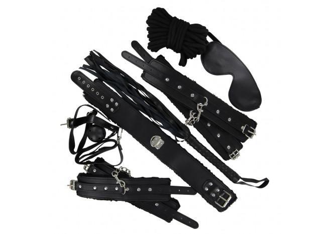8-Piece Deep Black Weekender Set novelty items - Tophatter Daily Deals