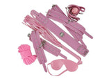8-Piece Pretty in Pink Weekender Set novelty items - Tophatter Daily Deals