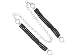 Deep Black Beaded Ankle Restraints novelty items - Tophatter Daily Deals