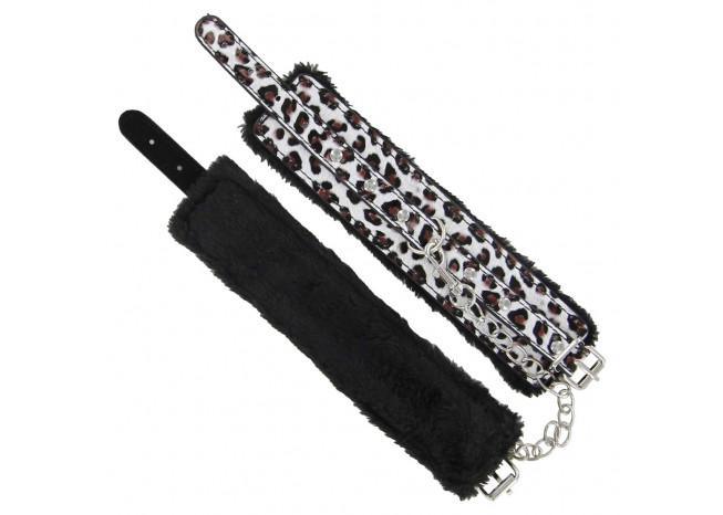 Wild Animal Print Wrist Restraints novelty items - Tophatter Daily Deals