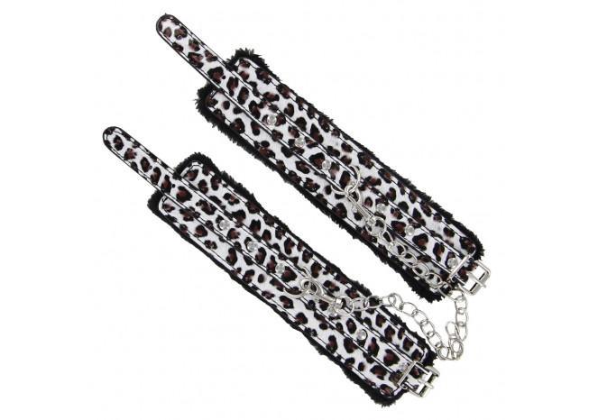 Wild Animal Print Wrist Restraints novelty items - Tophatter Daily Deals