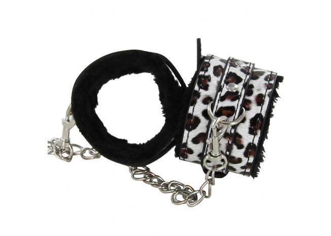 Wild Animal Print Wrist Restraints novelty items - Tophatter Daily Deals