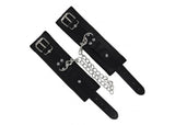 Deep Black Wrist Cuff and Whip Set novelty items - Tophatter Daily Deals