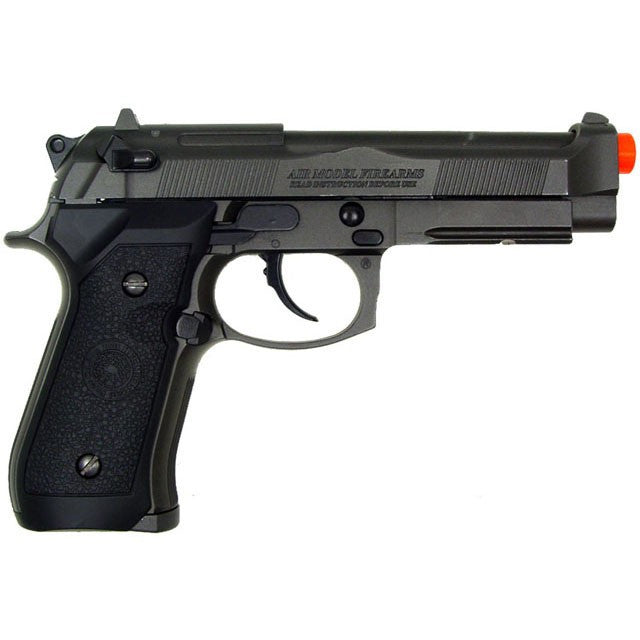 HFC Full Auto M9 Baretta Metal Gas Blowback Airsoft Pistol W/ Gun Case Airsoft-Gas/C02pistol - Tophatter Daily Deals