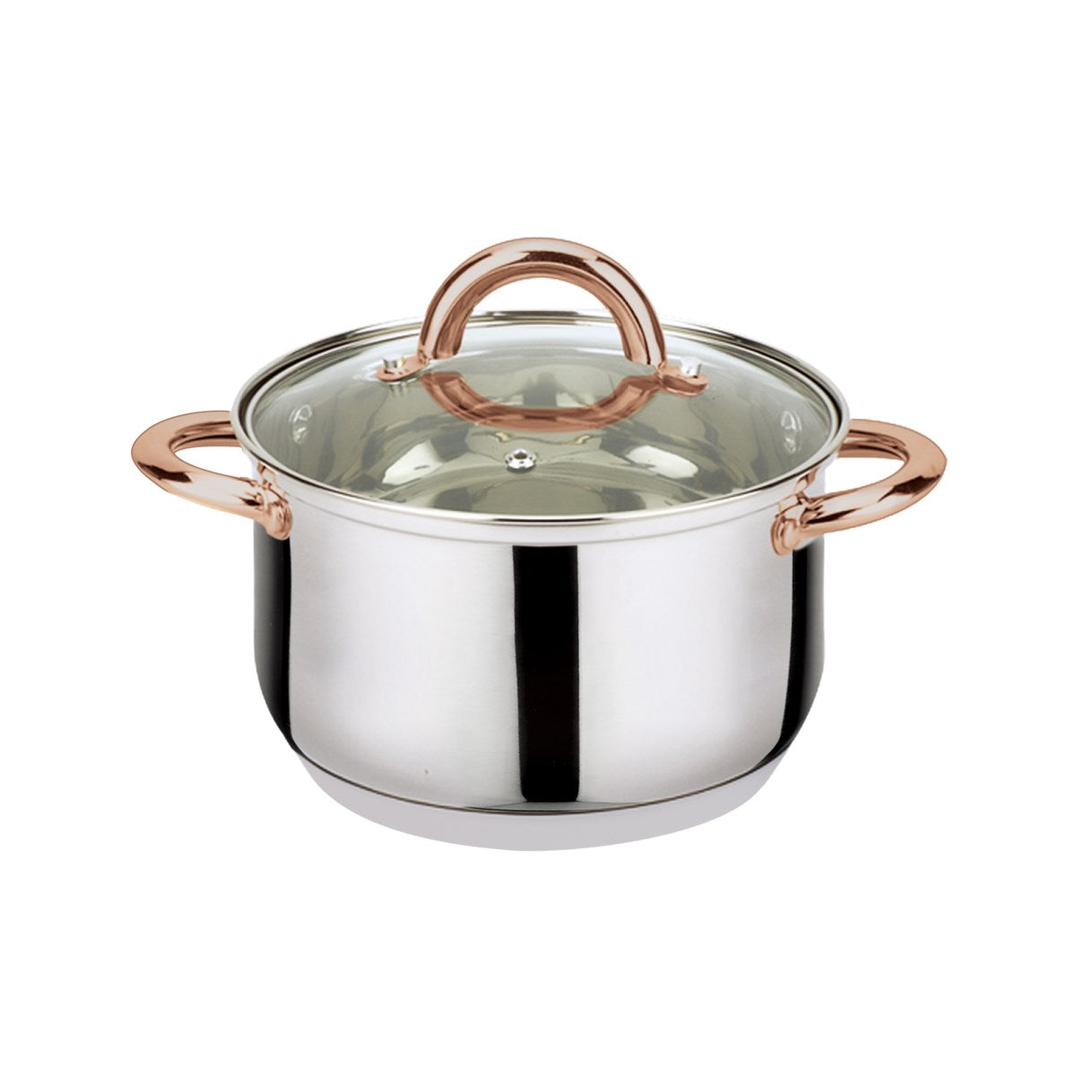 6-Piece Stainless Steel Casserole Set Pots and Lids Kitchen Appliances - Tophatter Daily Deals
