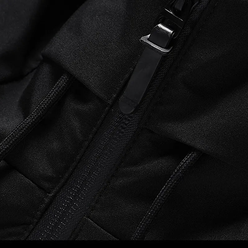 Warm Men's Puffer Jacket - Hooded, Insulated, Commuter - Tophatter Daily Deals