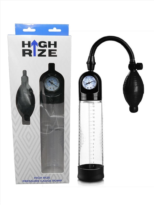 High Rize Pressure Gauge Pump – Medical Grade Silicone Penis Pump 20cm > Pumps > Penis Pumps - Tophatter Daily Deals