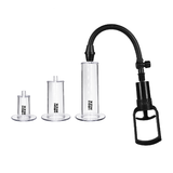 High Rize Transmasc Pump with 3 Clear Cylinder Sizes and Black Trigger Handle > Gender > Trans Toys - Tophatter Daily Deals