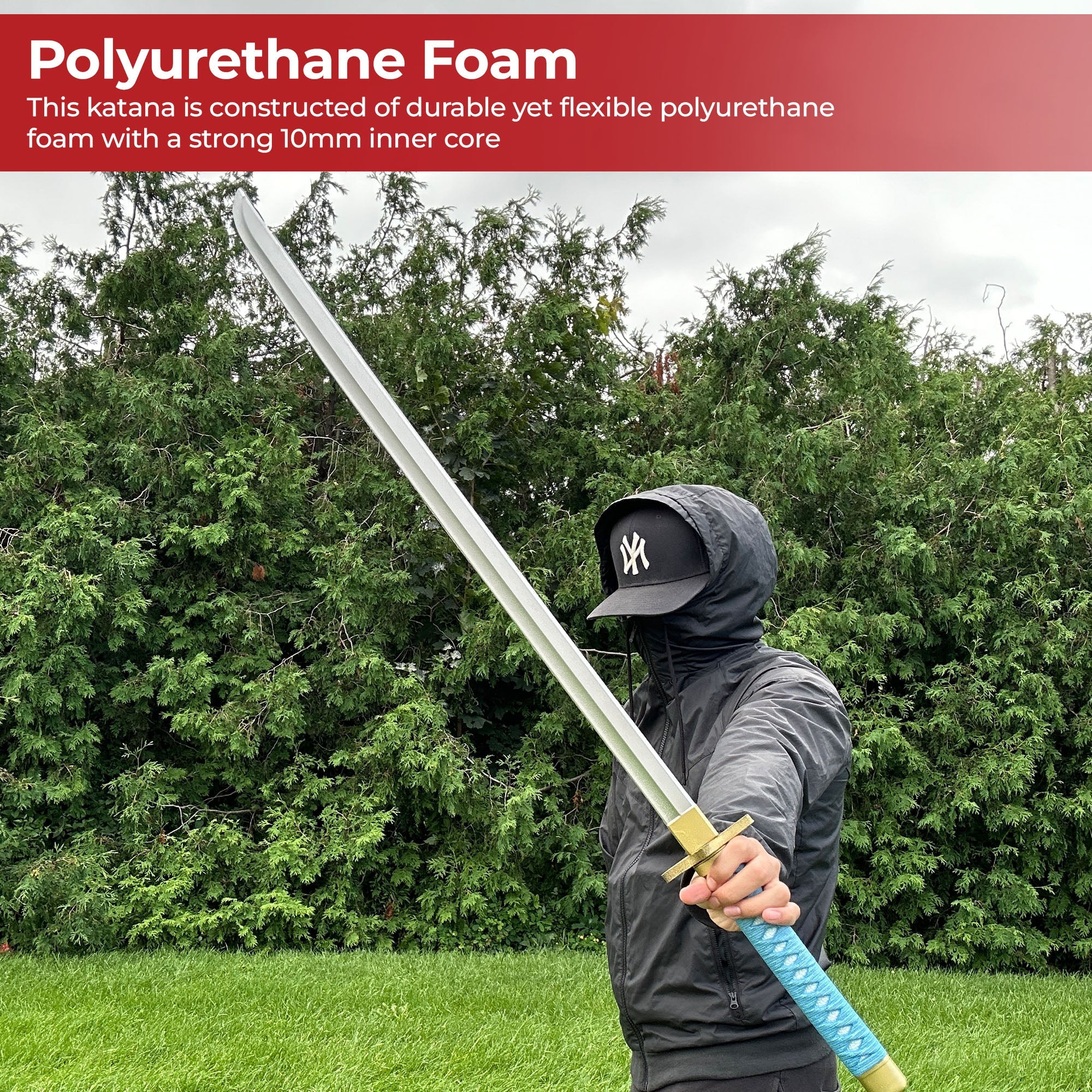 Hitsugaya Toshiro Hyorinmaru Anime Blue Foam Cosplay Katana Sword swords - Tophatter Daily Deals