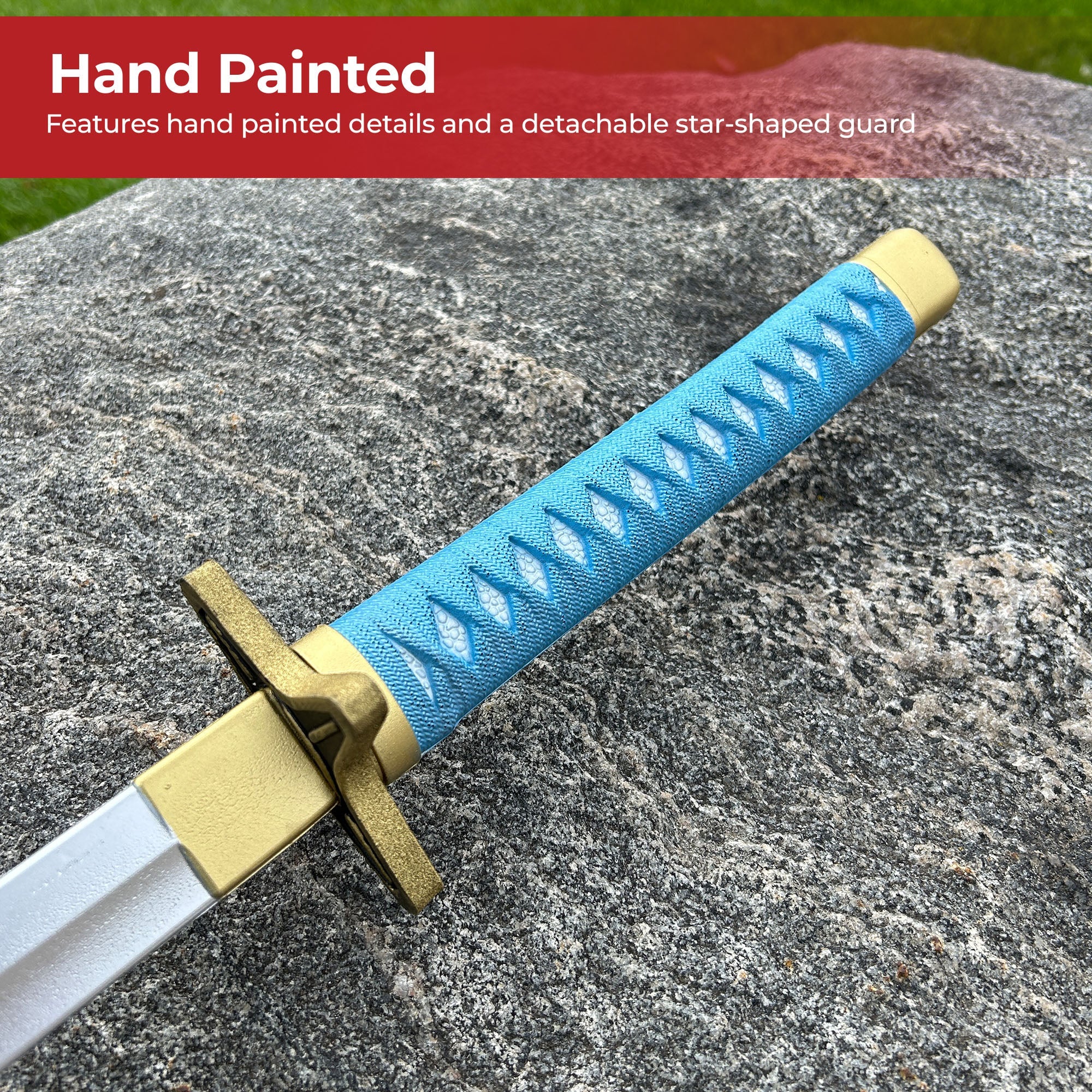 Hitsugaya Toshiro Hyorinmaru Anime Blue Foam Cosplay Katana Sword swords - Tophatter Daily Deals