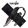 Survivor 7 Inch Fixed Blade Survial Camping Knife with Fire Starter - Digital Camo - Tophatter's Army Products & Self Defense Collectible Weapons - Tophatter Daily Deals