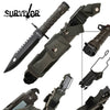 M9 Bayonet Handle Military Commander Survival Knife W/ Hard Sheath - Tophatter's Army Products & Self Defense Collectible Weapons - Tophatter Daily Deals