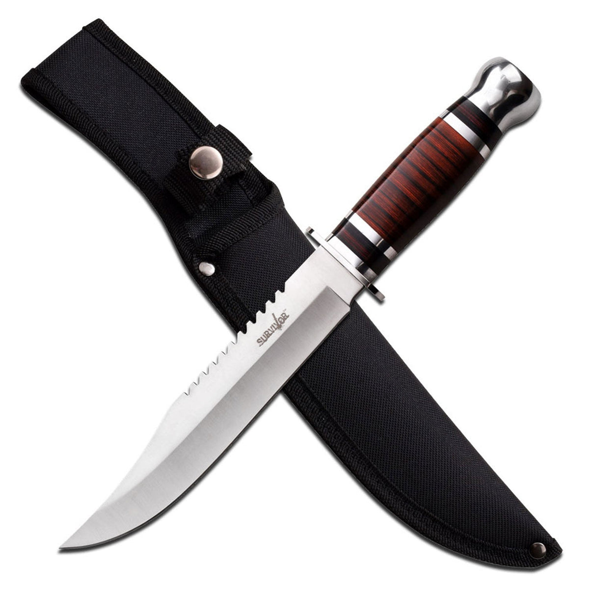 SURVIVOR FIXED BLADE KNIFE - Tophatter Daily Deals