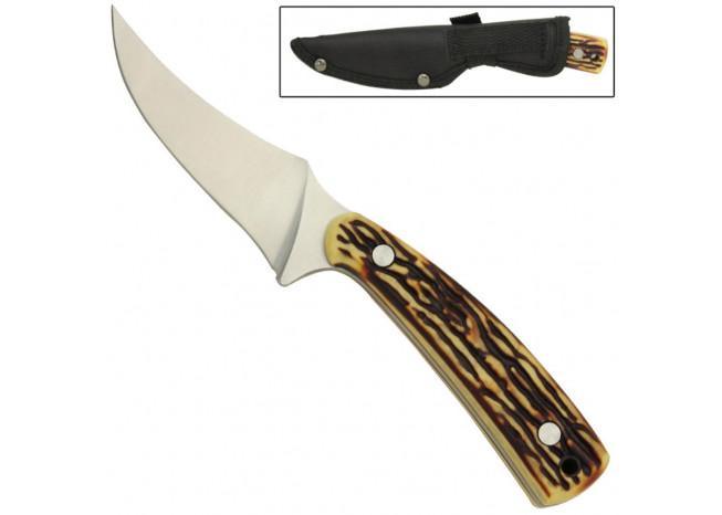 Alpine Tundra Stag Full Tang Hunting Skinner Outdoor Knife knives - Tophatter Daily Deals