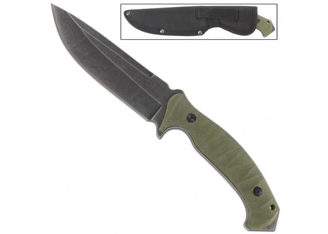 Bane Drop Point Full Tang Hunting Knife knives - Tophatter Daily Deals