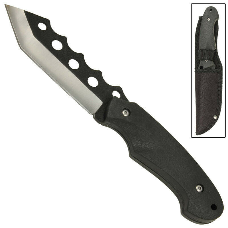 Outdoor Full Tang Fixed Blade Cutting Tanto Dagger Knife - TOPHATTER'S ARMORY DEALS Collectible Weapons - Tophatter Daily Deals