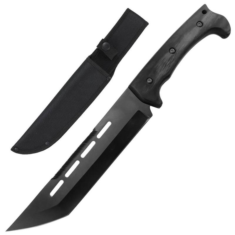Merciful Fate Sawback Hunting Knife - TOPHATTER'S ARMORY DEALS Collectible Weapons - Tophatter Daily Deals