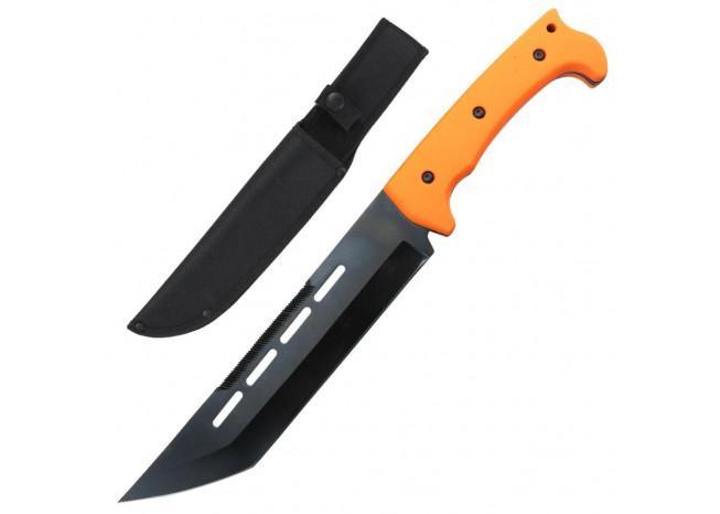 Outdoor Sawback Land Master Hunting Knife knives - Tophatter Daily Deals