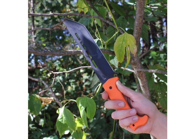 Outdoor Sawback Land Master Hunting Knife knives - Tophatter Daily Deals