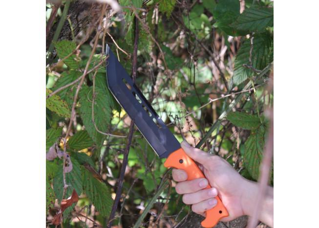 Outdoor Sawback Land Master Hunting Knife knives - Tophatter Daily Deals