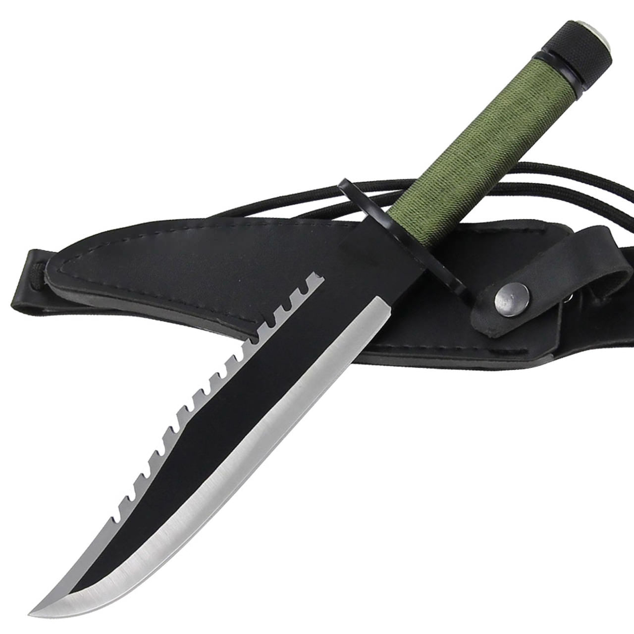 Outdoor Camping Survival Fixed Blade Knife - TOPHATTER'S ARMORY DEALS Collectible Weapons - Tophatter Daily Deals