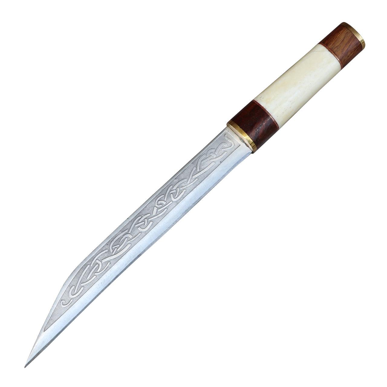 Seax Viking Hilda D2 Steel Sheesham Wood Bone Handle knives - Tophatter Daily Deals