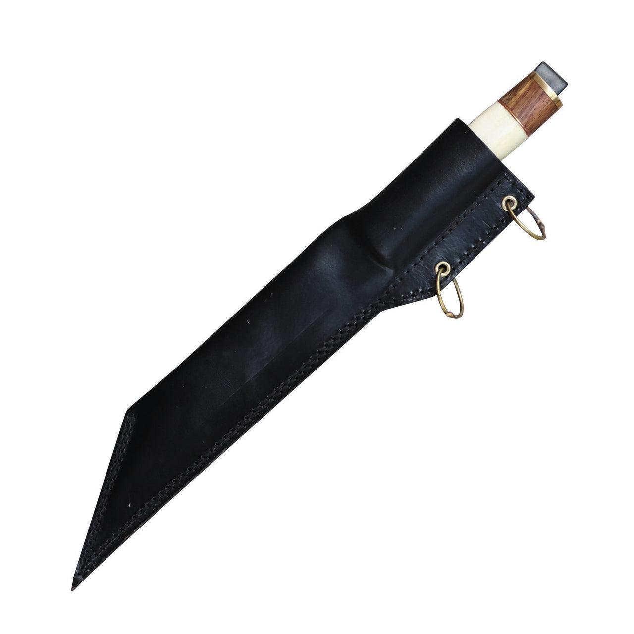 Seax Viking Hilda D2 Steel Sheesham Wood Bone Handle knives - Tophatter Daily Deals