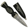 8.25 inch Overall Scottish Dirk with Damascened Finish - TOPHATTER'S ARMORY DEALS Collectible Weapons - Tophatter Daily Deals
