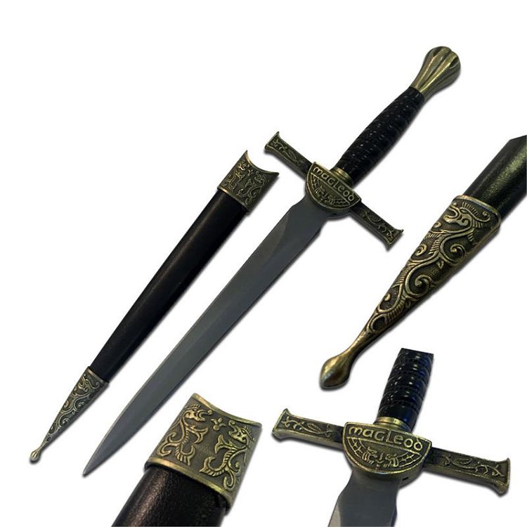 Highlander MacLeod Dagger With Scabbard - Tophatter's Army Products & Self Defense Collectible Weapons - Tophatter Daily Deals