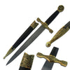 King Arthur Gold Excalibur Short Sword Dagger - TOPHATTER'S ARMORY DEALS Collectible Weapons - Tophatter Daily Deals