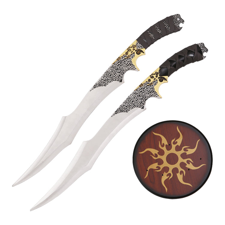 Elf Warrior Twin Swords Other Collectibles - Tophatter Daily Deals