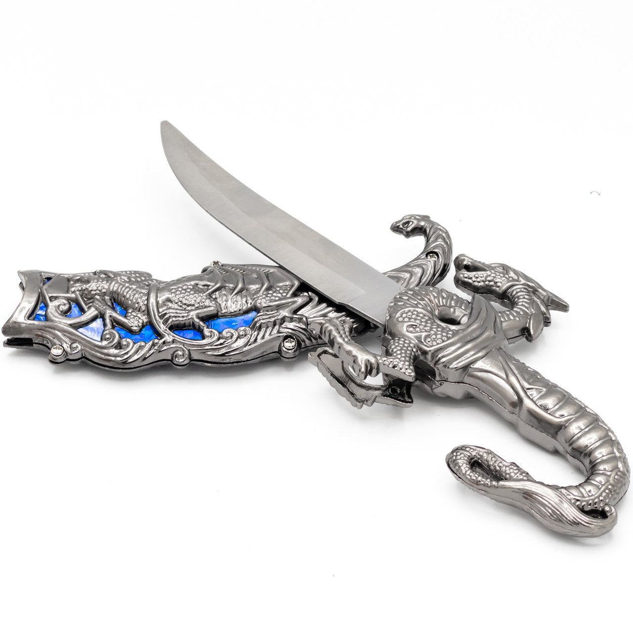 Obey Me Small Ornate Dragon Decorative Fantasy Dagger Knife Dagger - Tophatter Daily Deals