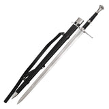 The Witcher - Deluxe Handforged Geralt's Steel Sword (Damascus, Mace Pommel) Sword - Tophatter Daily Deals